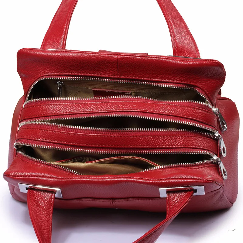 2024 New Fashion 100% Genuine Leather High Quality Women Handbag Ladies Shoulder Bags Female Girl Famous Brand Pillow Bag