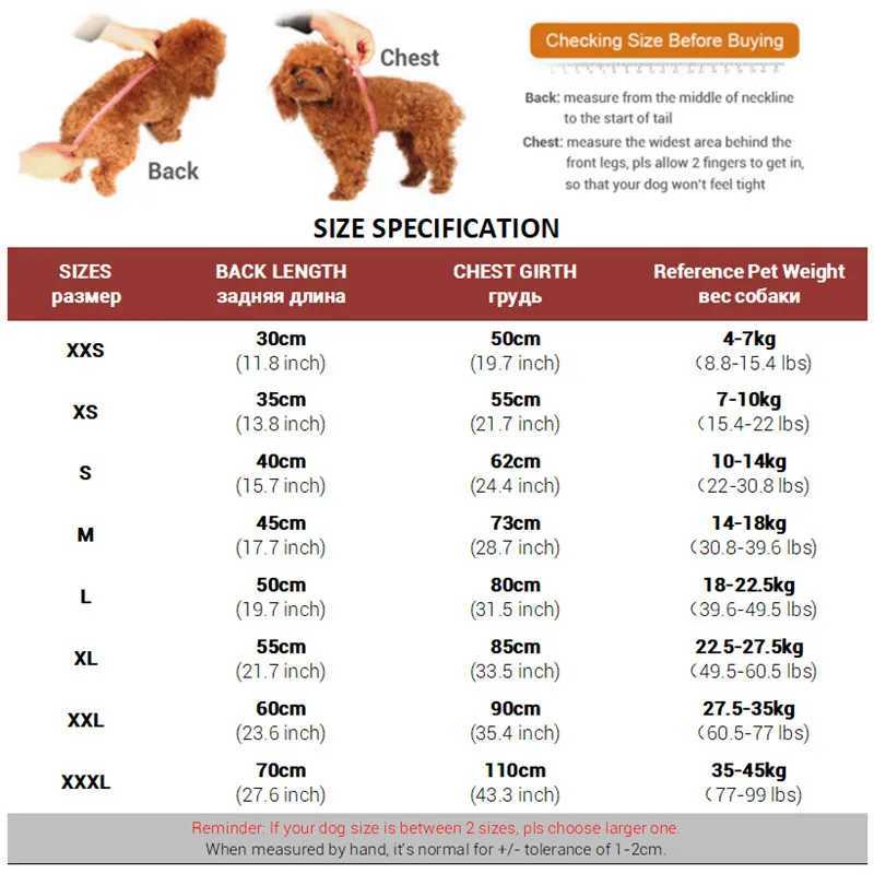 Fleece Dog Clothes Winter Thick Warm Dog Coat for Small Medium Large Dogs Adjustable Pet Hoodies Male/Female Overalls for CorgiXJ250109