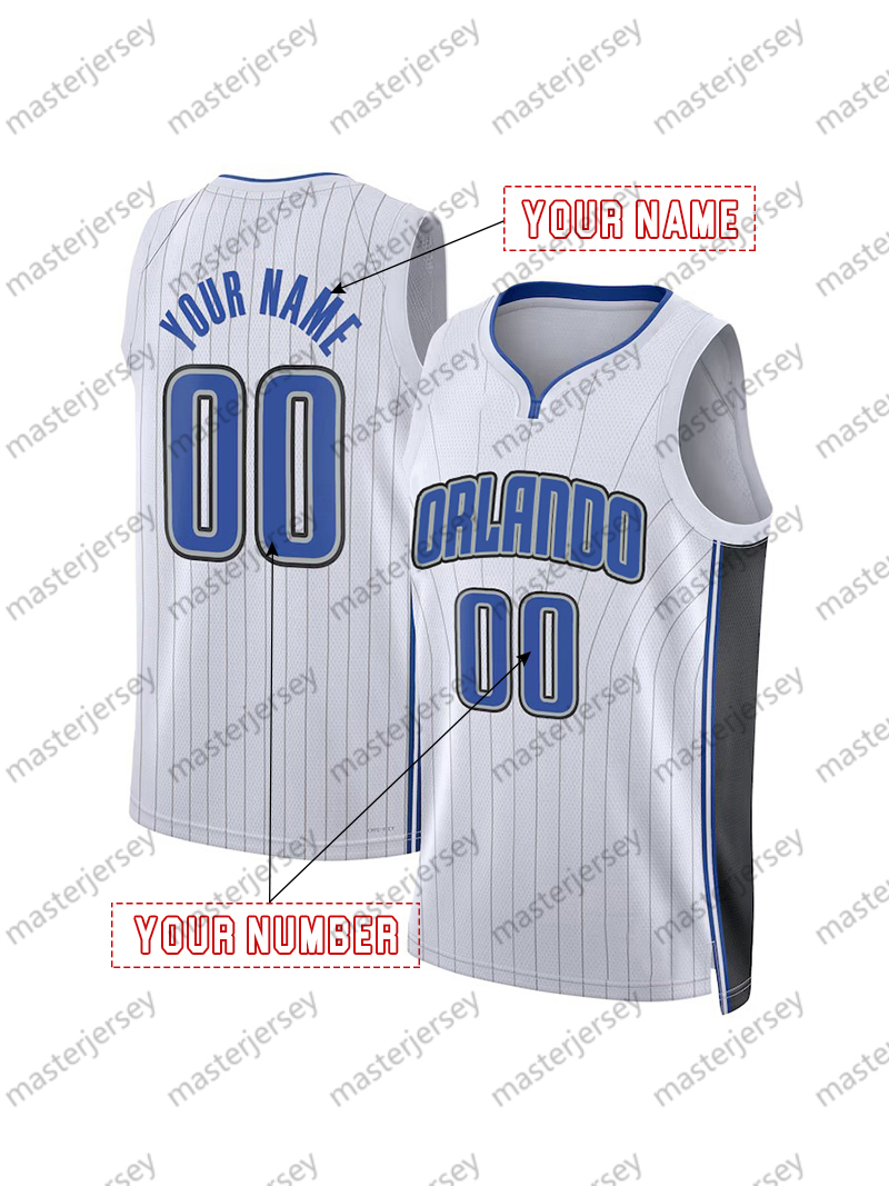 2025 City Edition Basketball Jersey Banchero Wagner Suggs McGrady Hardaway Anthony Black Fultz Carter Custom Jerseys Sweatshirt - Embroidered