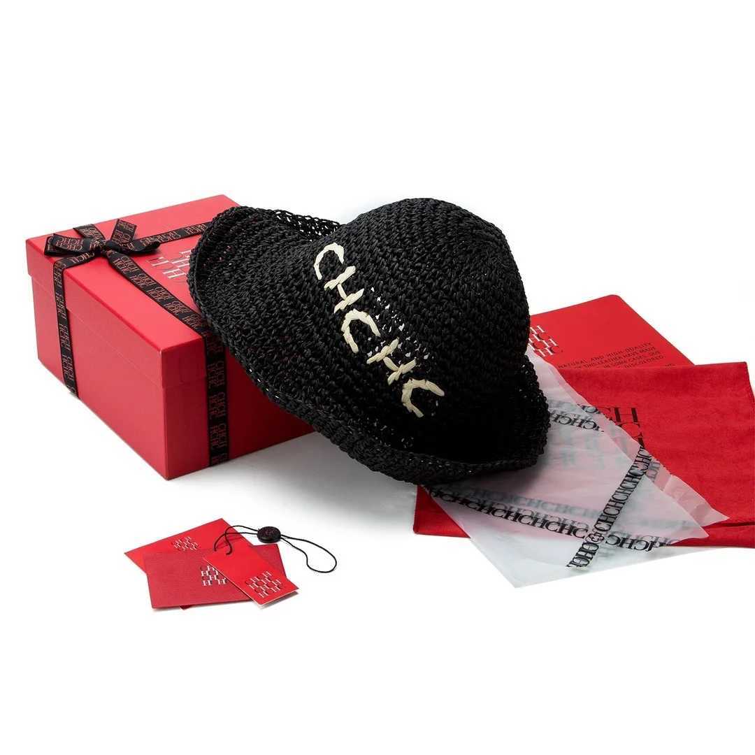 CILMI HARVILL CHHC Gift Box Packaging Hot Selling Exquisite Womens Lafite Straw Hat Mens Adjustable Gift Beach Sunset X250109