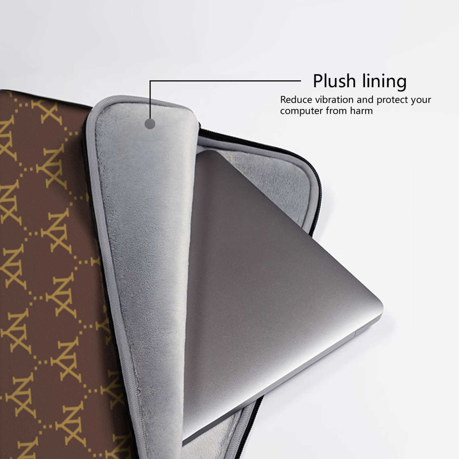 NXY Notebook Computer Plush Inner Liner Bag Computer Accessories Ins Laptop Sleeves 13-14 Inch Cover For Shockproof Pouch Bag