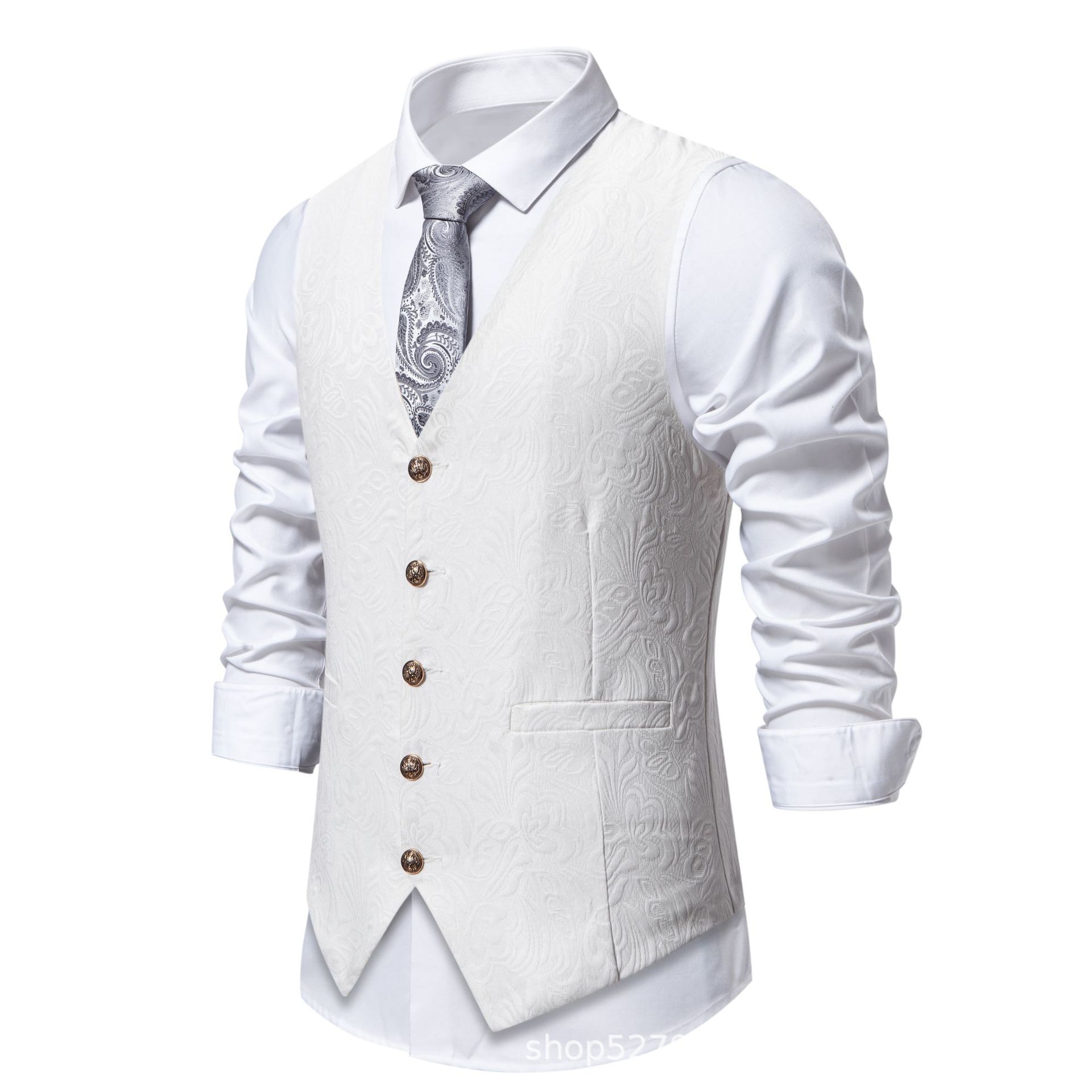 3720 Groom and Groomsmen Men's Casual Suit Combo - Complete Outfit for Weddings