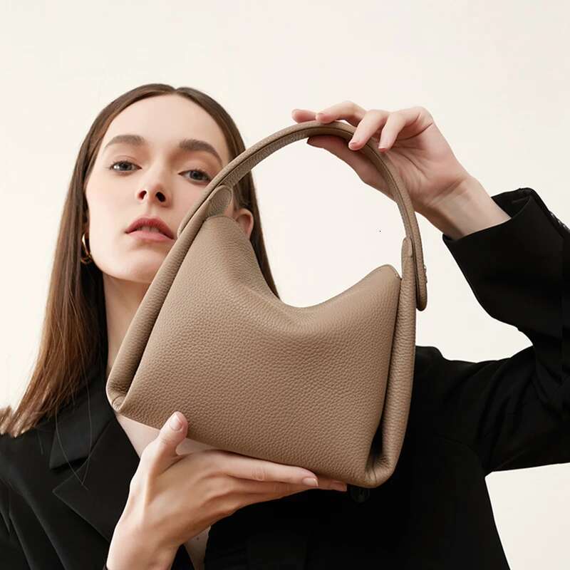 Toptrends Cow Genuine Leather Wide Strap Shoulder Bags For Women 2025 Trend Designer Crossbody Purse Doctor Tote Ladies Handbags