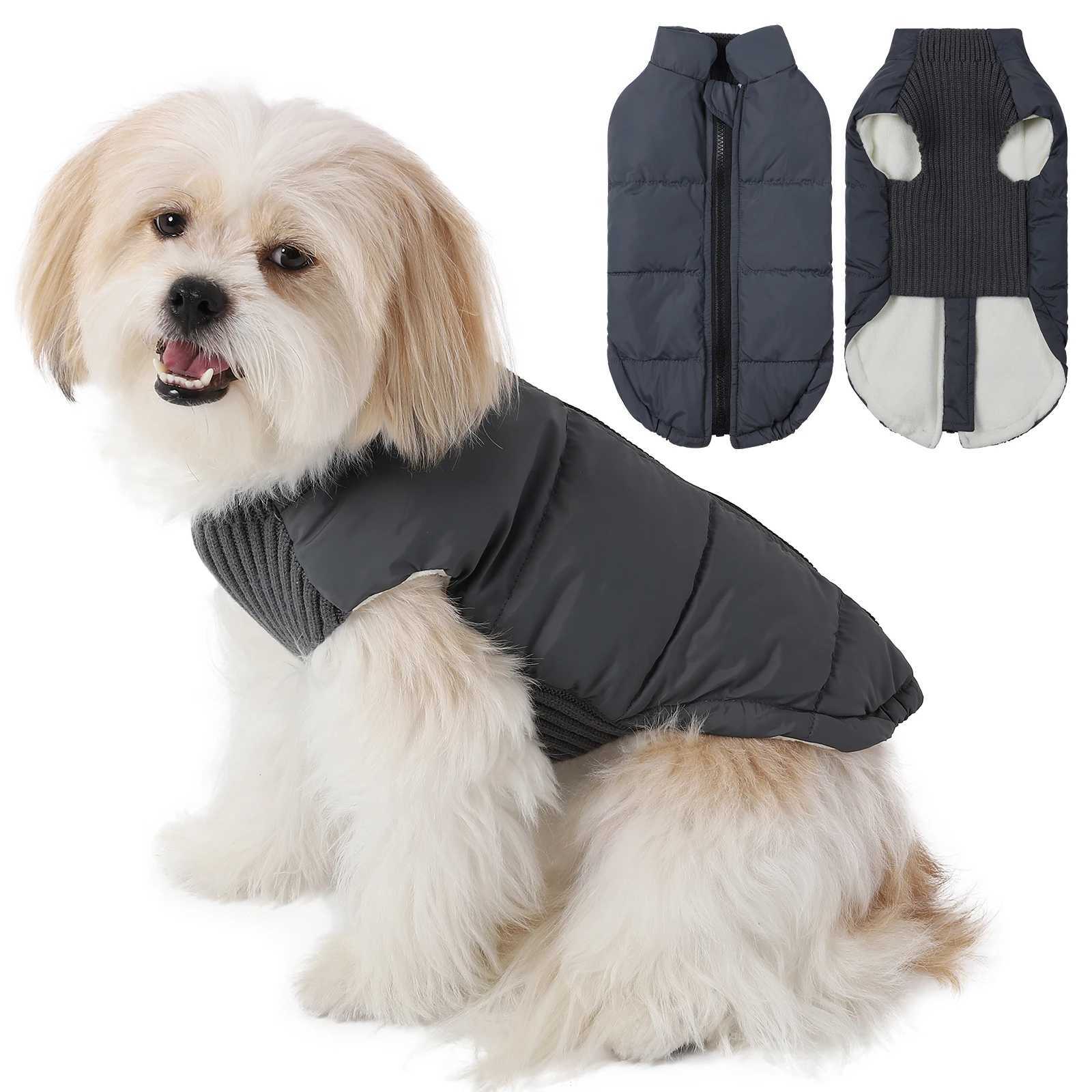 Dog Cold-weather Coat Winter Pet Dog Coat Pet Dog Jacket With Zipper For Small Large Dogs Cats WindproofXJ250109