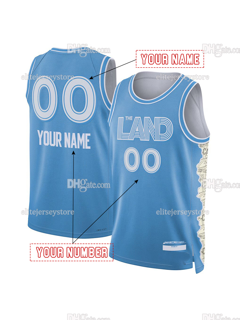 Personalized Custom 2025-26 55th Anniversary Classic Basketball Jersey 45 Mitchell 10 Garland Jarrett Allen Lonzo Ball Evan Mobley Craig Porter Jr. Ma