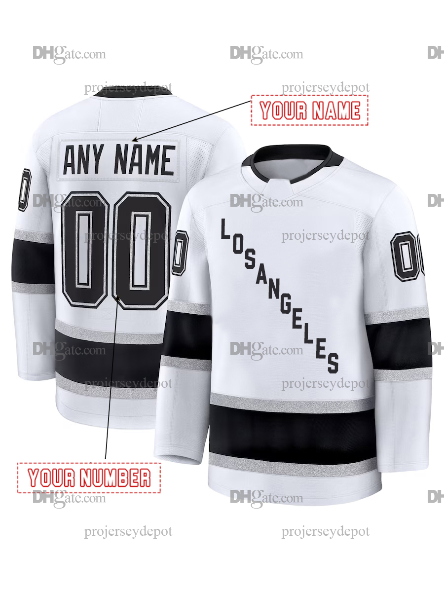 Kopitar Hockey Jersey Fiala Byfield Doughty Custom Hockey Jerseys Any Name Number Mens Womens Youth