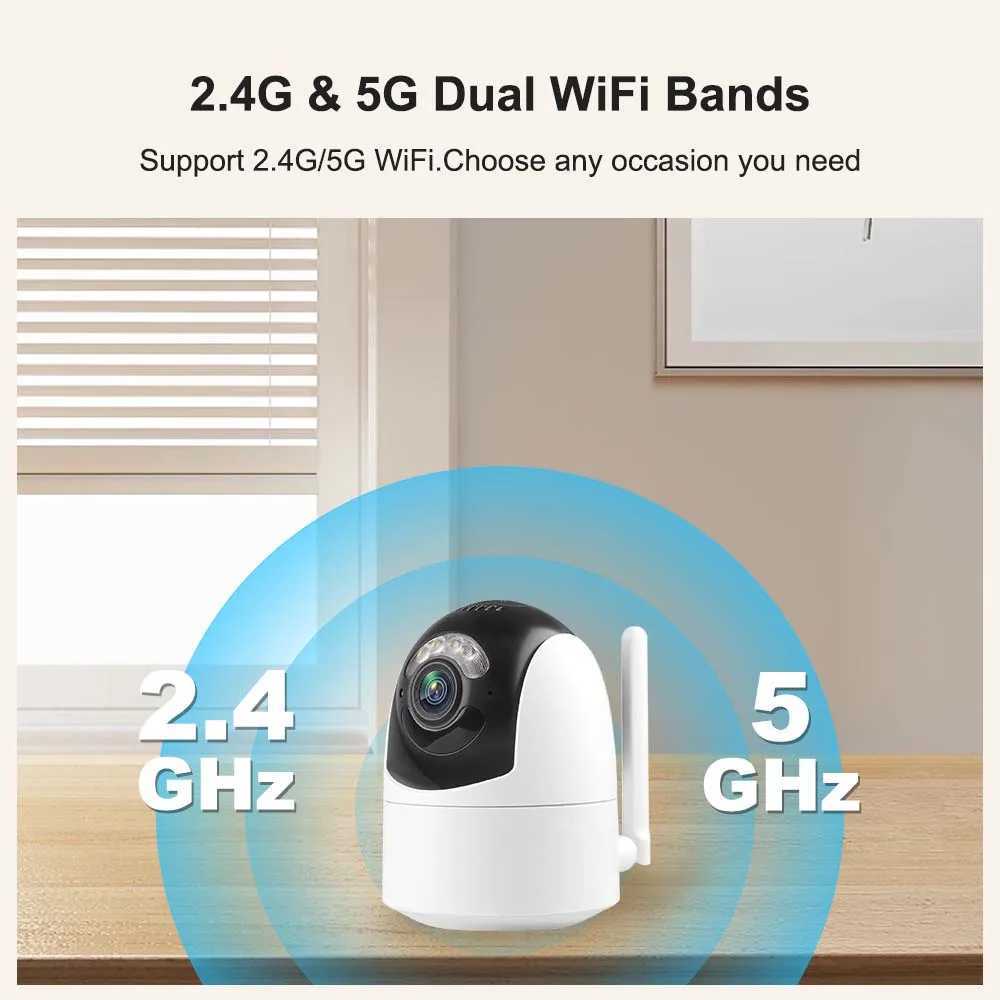 6MP Tuya WiFi Outdoor Camera 2.4G/5G WiFi Monitoring Camera Security Protection CCTV Smart Life Alexa Google Video Camera X250110