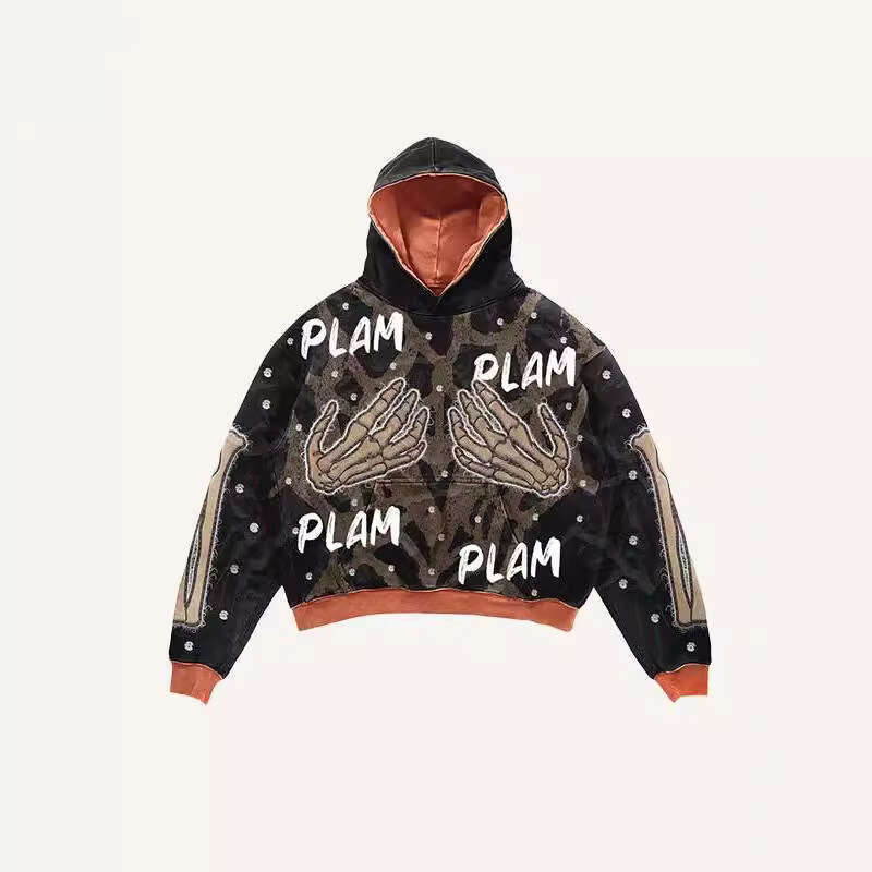 New Men's and Women's Skeleton Lazy Style 3D Printed Hooded Long Sleeve Hoodie on the Internet