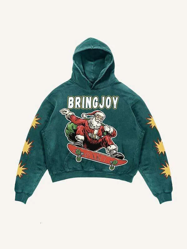 Creative 3D Santa Claus Hoodie for Men & Women