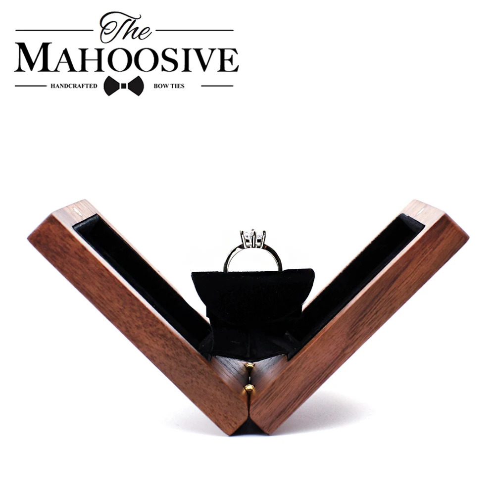 Wedding ring box for wedding ceremony Set Holder For Women Men Personalized I love you Engagement Valentine Birthday Gift Case 250106