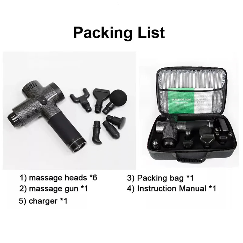 Fascial Massage Gun Electric Percussion Pistol Massager Body Neck Back Deep Tissue Muscle Relaxation Pain Relief Fitness 250108