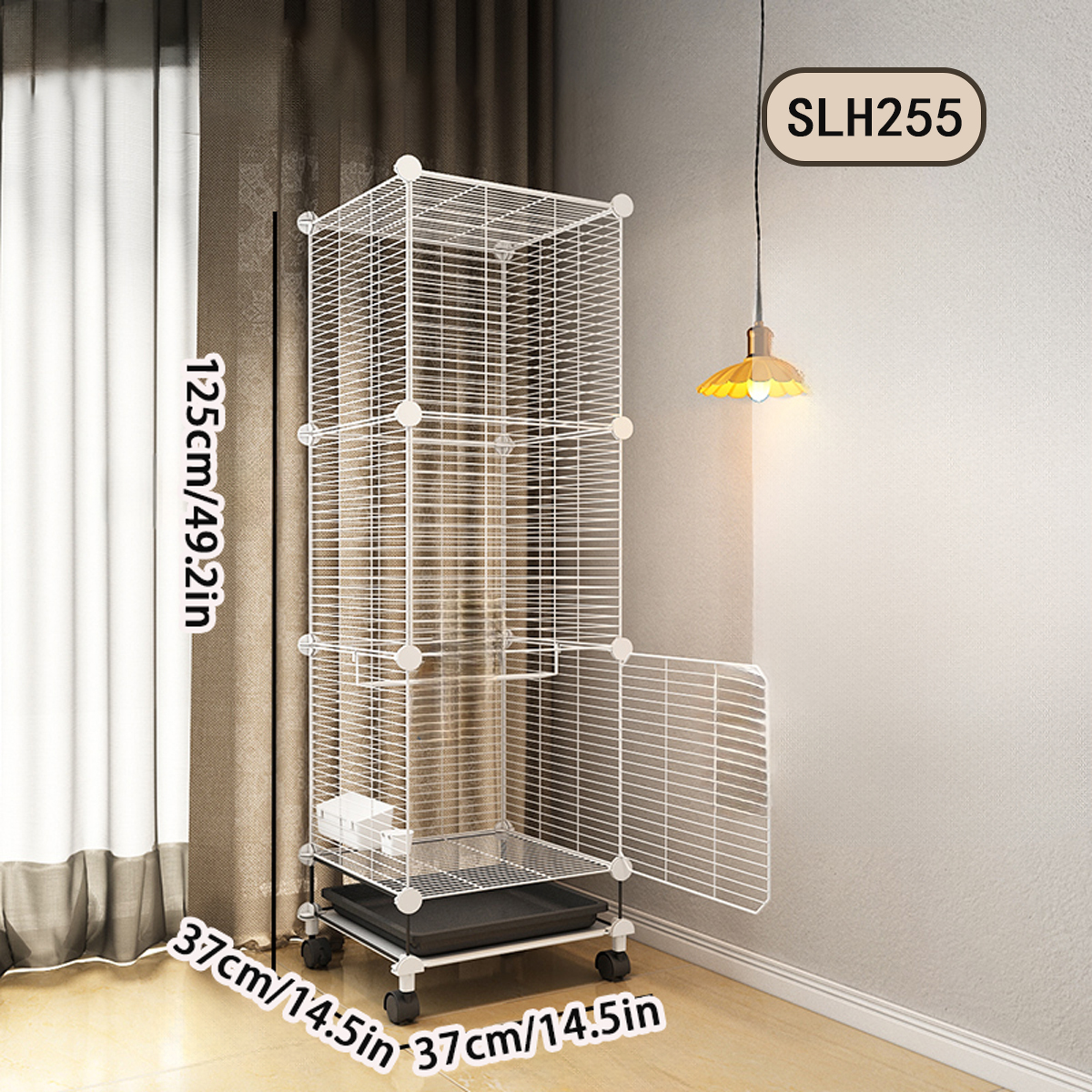 Specialized Ironbirdcage for Budgies, Finches - Ideal Household Decor for Pets