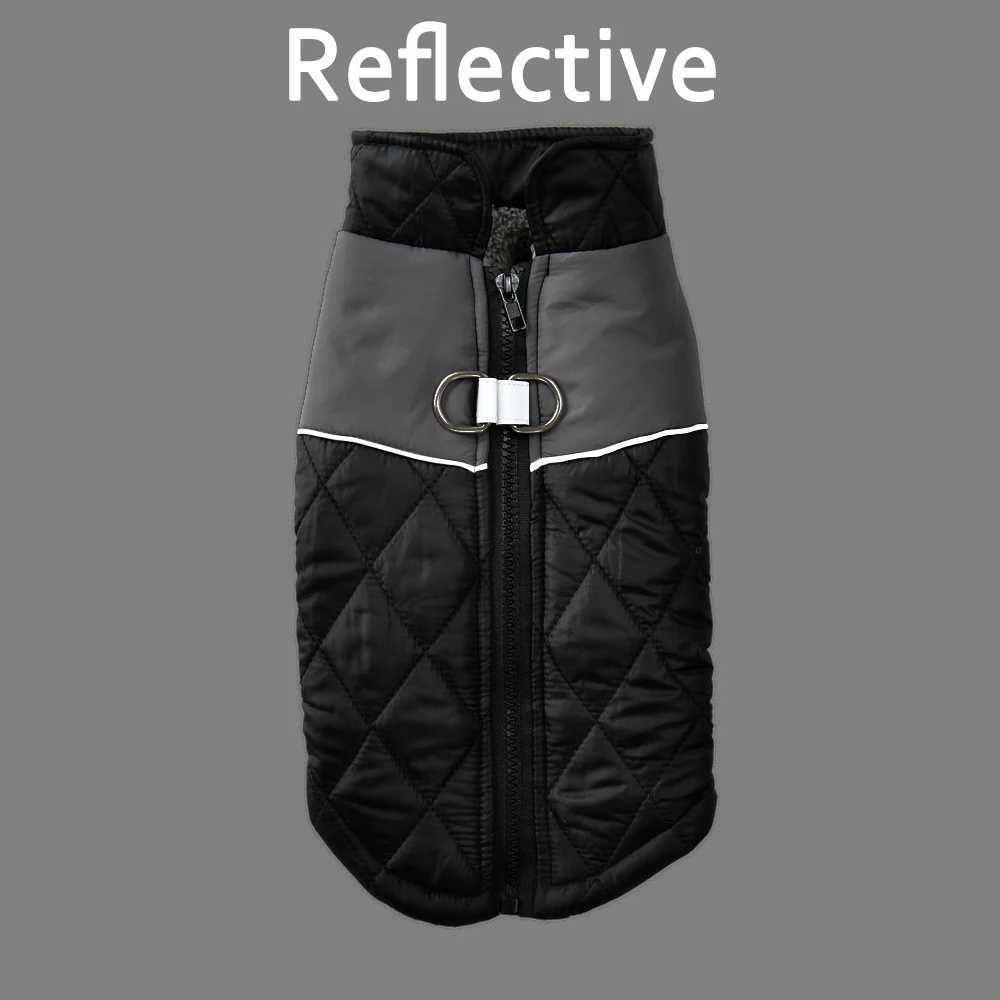 Autumn Winter Clothes For Small Dogs Waterproof Reflective Pet Jacket Puppy Coat With D-ring Soft Fleece French Bulldog OutfitsXJ250109