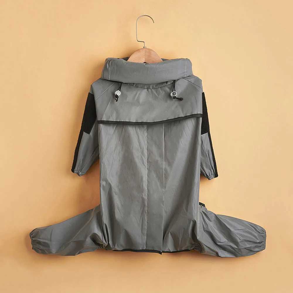 Reflective Dog Raincoat Dog Waterproof Jumpsuit Sunscreen Coat Jacket for Puppy Large Dogs Outdoor Clothes Pet Cat Dog ProductsXJ250121