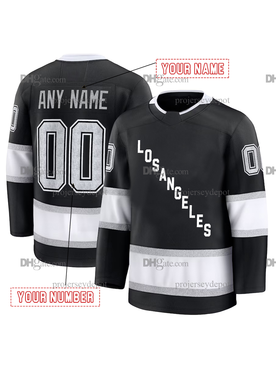 Kopitar Hockey Jersey Fiala Byfield Doughty Custom Hockey Jerseys Any Name Number Mens Womens Youth