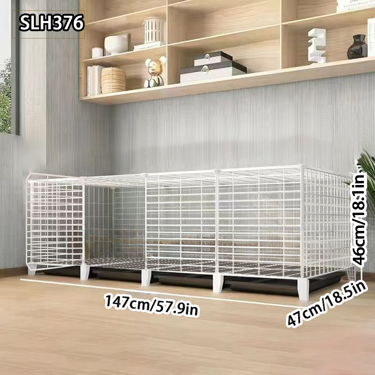 Gerbil and Hamster Palace Spacious Triple-Decker Squirrel Cage for Comfortable Living