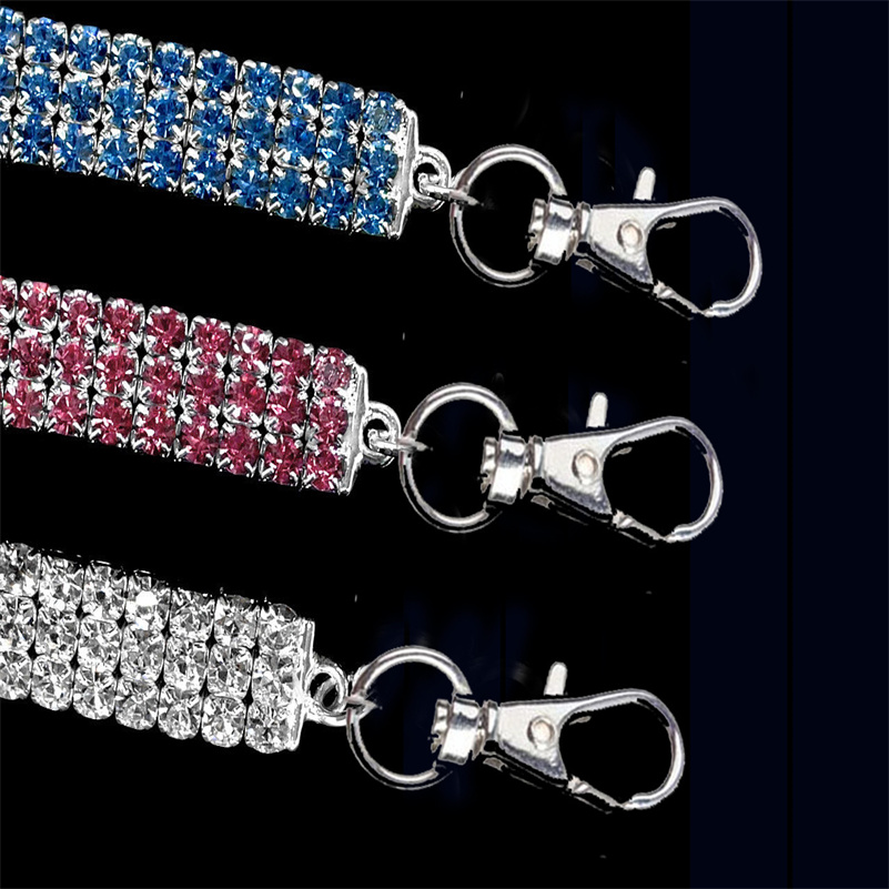 Dog Rhinestone Collar Jewelry Chihuahua Crystal Jewelry Adjustable Engraved Text Dog Collar