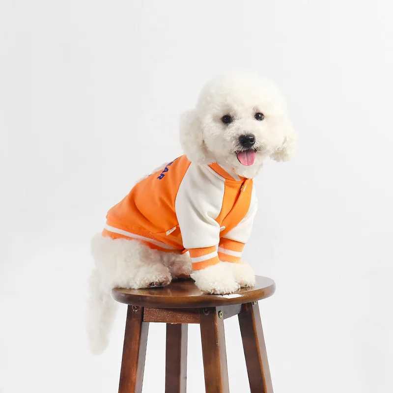 Pet Clothes Fall and Winter Dogs and Cats Sportswear Baseball Clothes SweatshirtXJ250109