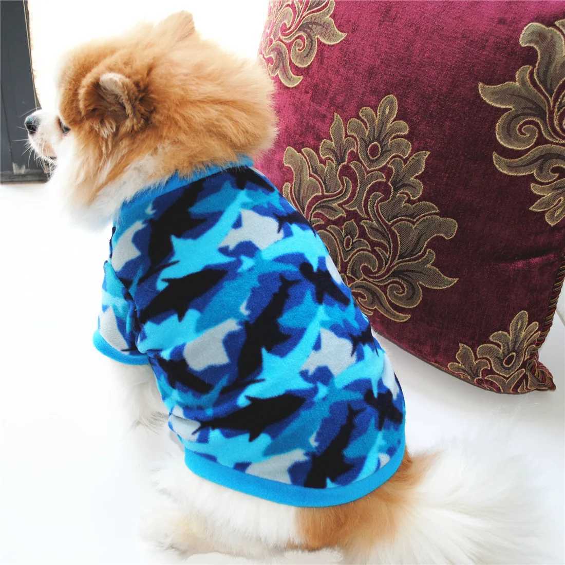 Pet Dog Clothes Winter Chihuahua Puppy Dog Coat Fleece Clothing For Pug Teddy Printed Cats Coat Jackets Warm Pets Outfits XJ250109