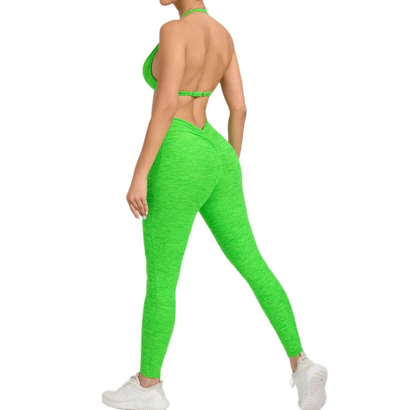 Seamless Yoga Sets Sports Fitness High Waist Hip-lifting Pockets Pants Backless Bra Suits Workout Gym Leggings Sets for WomenXJ250109