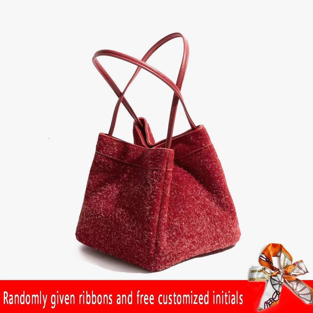 Frosted Snowflake Suede Party Bags Designer Bag 2025 Vegetable Basket Vintage Sale Shoulder Women Carrying Small Handbags