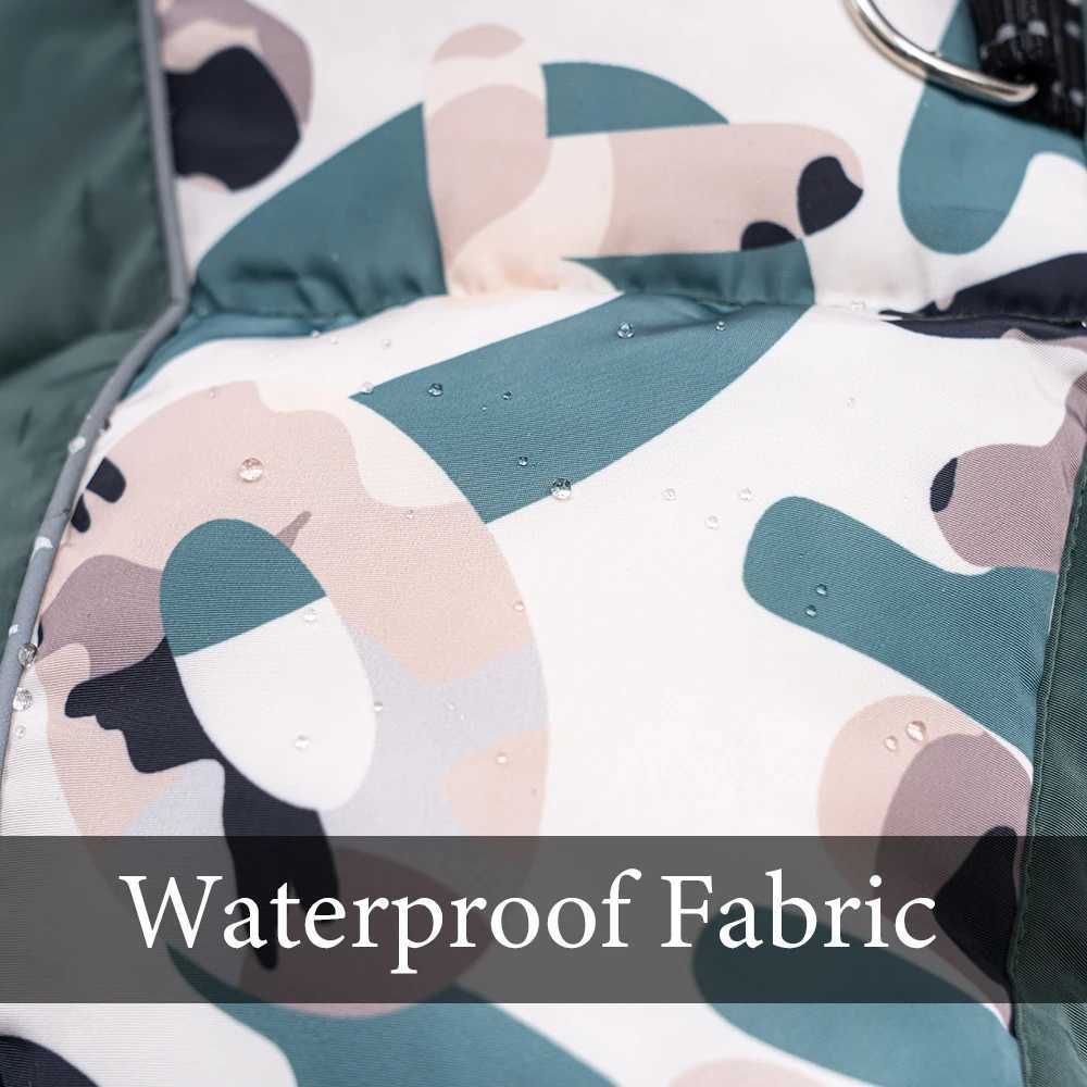 Winter Dog Coat for Medium Dogs Waterproof Puffy Dog Clothes Fully-Closed Belly Overalls for Male Female Dogs Warm Dog SnowsuitsXJ250109