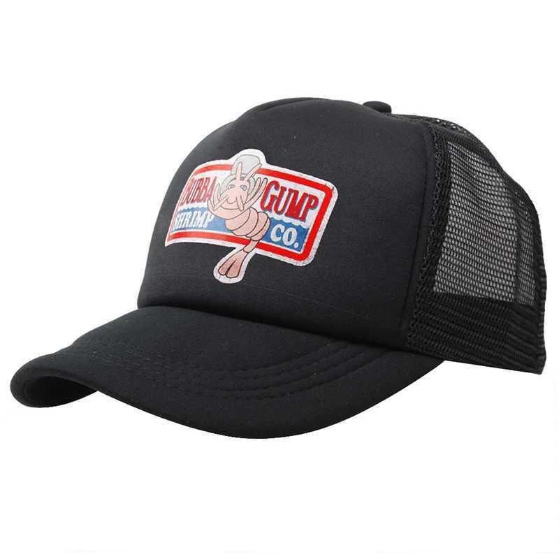 1994 Agan Zhengnan Warm Baseball Hat Cotton Fashion Bubba Chewing Gum Shrimp Printed Snap Net Summer Sunshade Hat Hot S H057 X250109