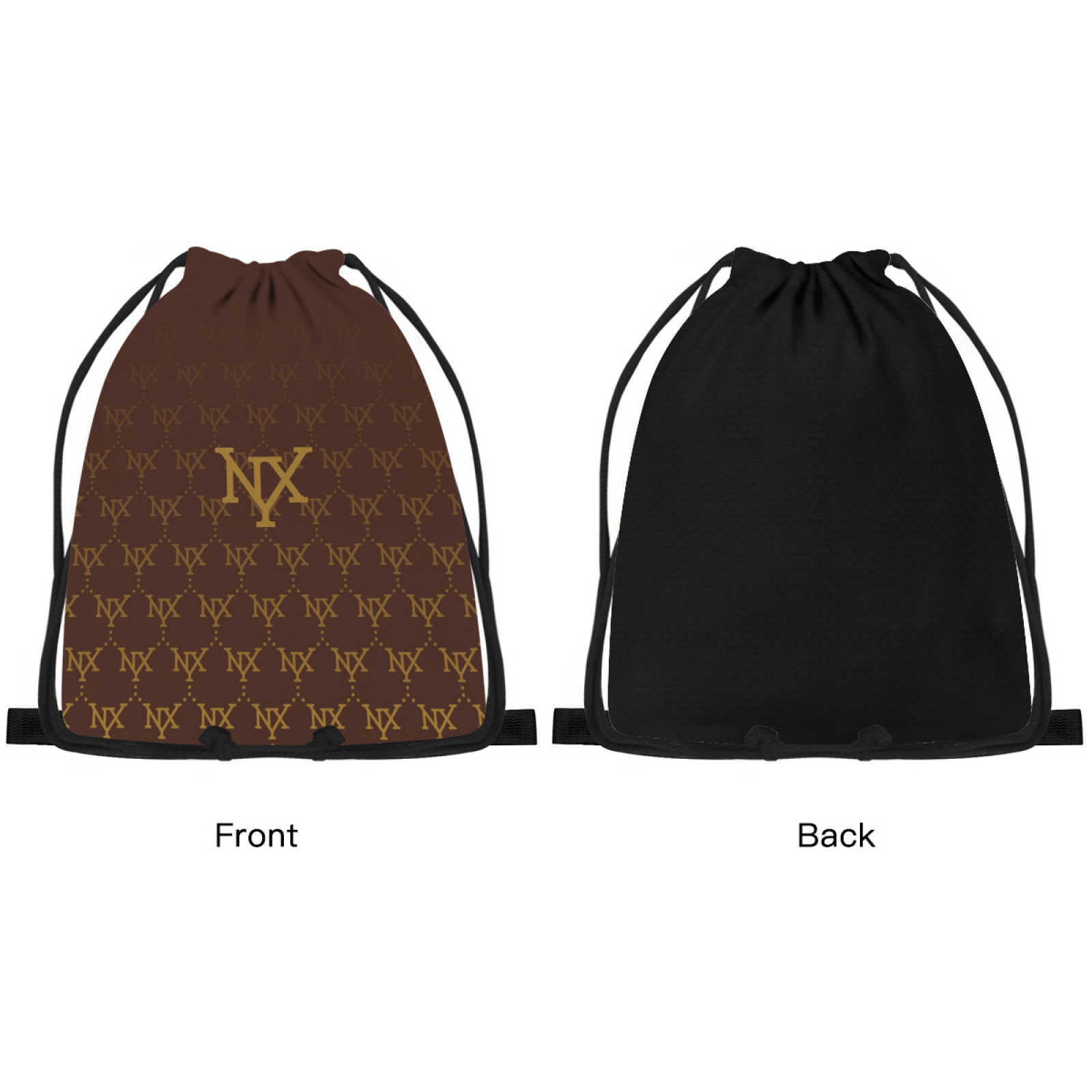 NXY Drawstring Bag Polyester Large Capacity Backpack Drawstring Backpack Outdoor Sport Fitness Storage Bag Thick Rope Polyester Bag