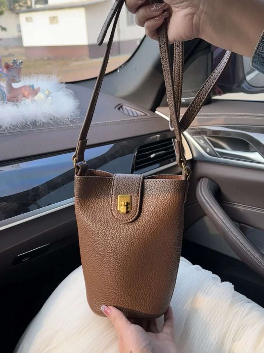 Mobile Phone Women All Practical Vertical Crossbody Small Mini Bucket Bag