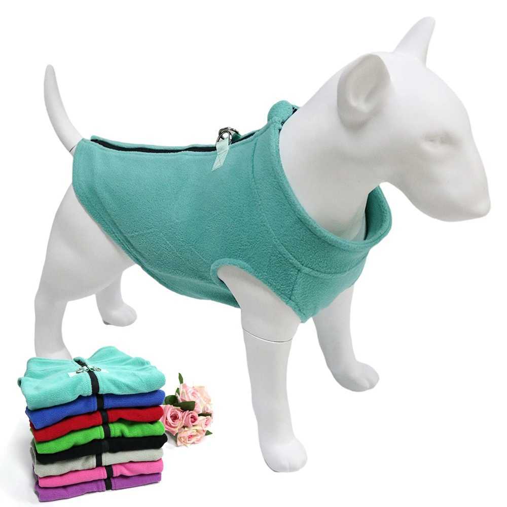 Fleece Dog Clothes For Small Medium Dogs Winter Warm Puppy Clothing French Bulldog Coat Pug Costume Poodle Jacket Chihuahua VestXJ250109