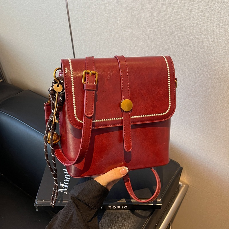 Bag Bag For Women 2025 New Trendy Mobile Phone Fashionable And Versatile, Student Covered Women's Bag, Single Shoulder Crossbody Bucket Bag