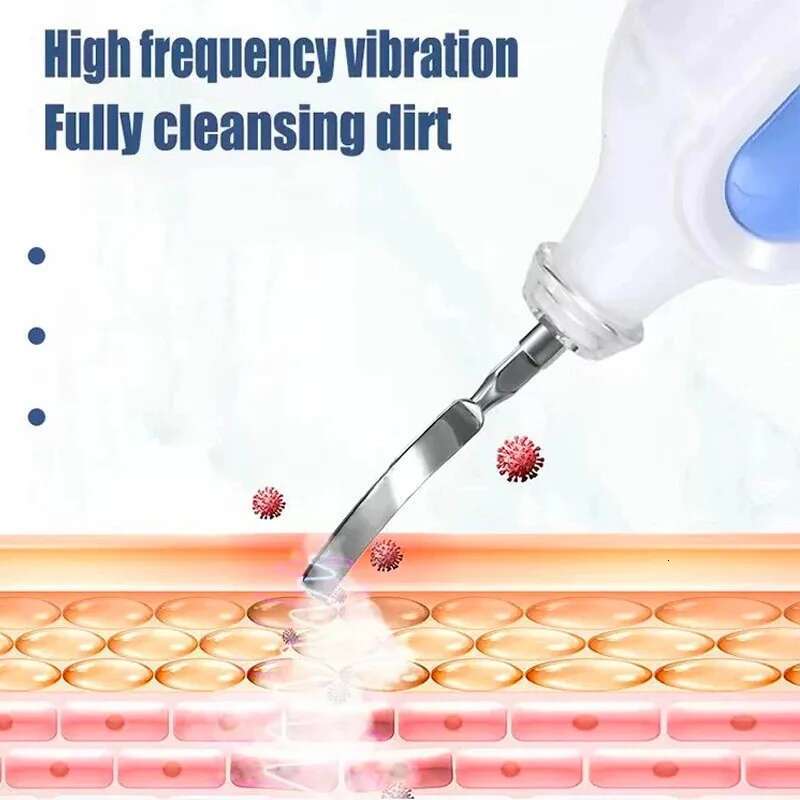 Portable Pore Cleansing Face Peeg Sonic Facial Ultrasonic Spatula Ultra Skin Scrubber
