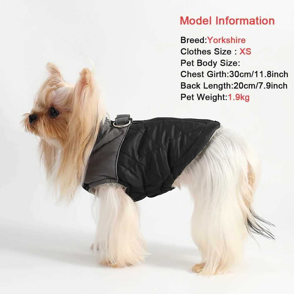 Autumn Winter Clothes For Small Dogs Waterproof Reflective Pet Jacket Puppy Coat With D-ring Soft Fleece French Bulldog OutfitsXJ250109