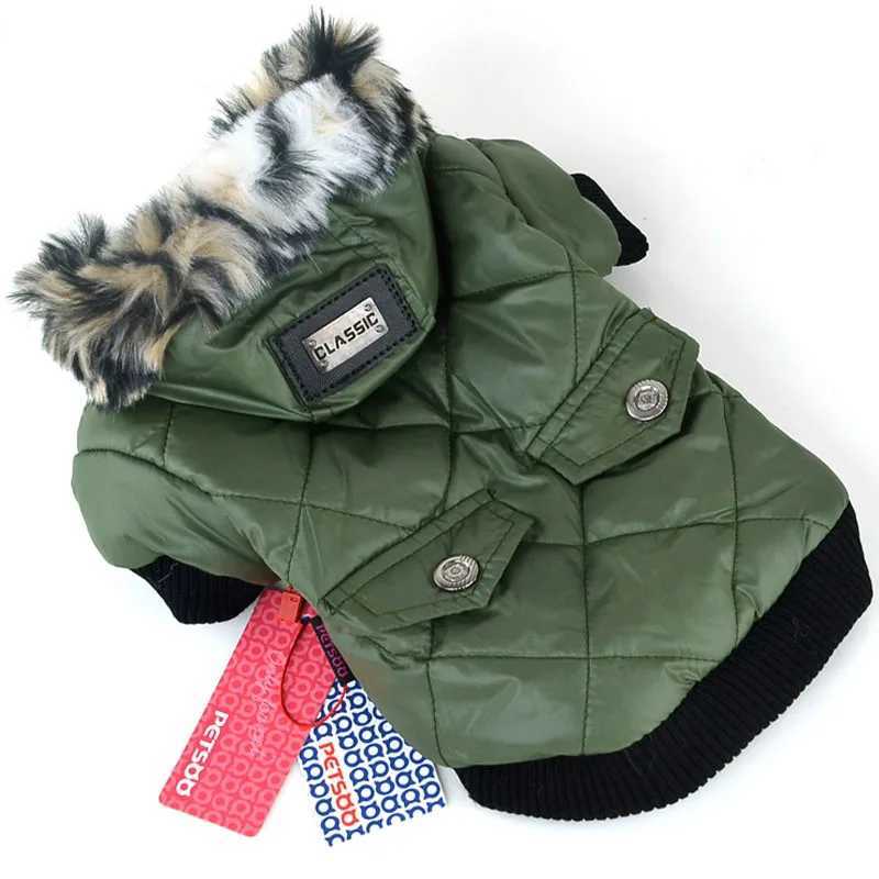 Pet Dog Clothes Waterproof Fabric Dog Coat Thickening Dog Jacket Super Warm Snow Coat Clothing For for Small DogsXJ250109