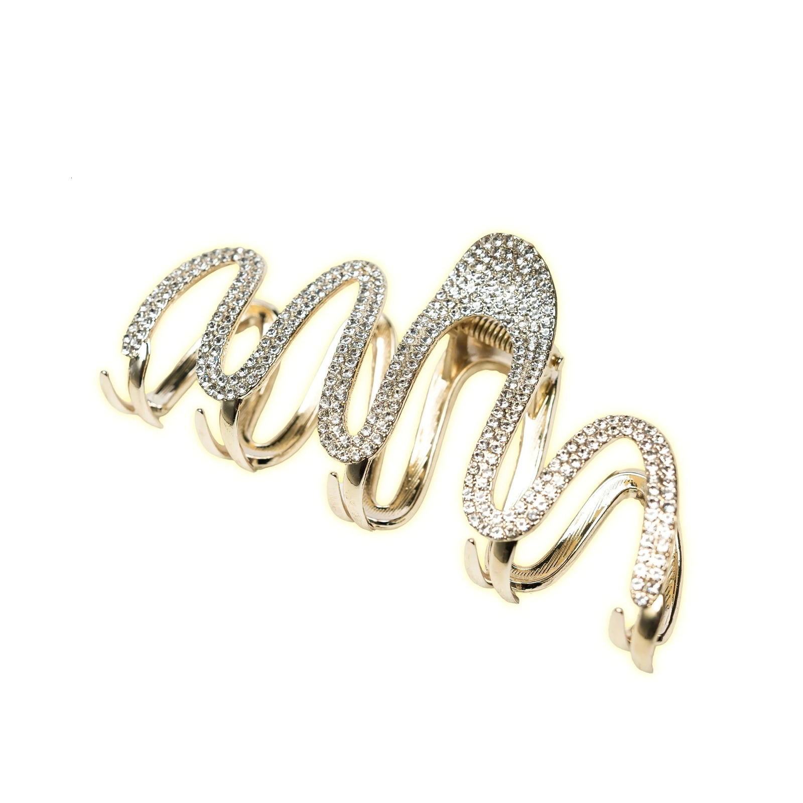 2025 Hair Accessories Gold Diamond Shiny Hair Clip with Exquisite Evening Dress Shark Teeth Gift for Women ious Paw Claw Clip Cute Girl Bow Wave Paw C