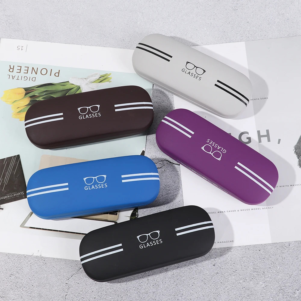1PC Hard Frame Eyewear Cases Sunglasses Reading Glasses Carry Bag Box Travel Waterproof Pouch Case Eye Contacts 250109