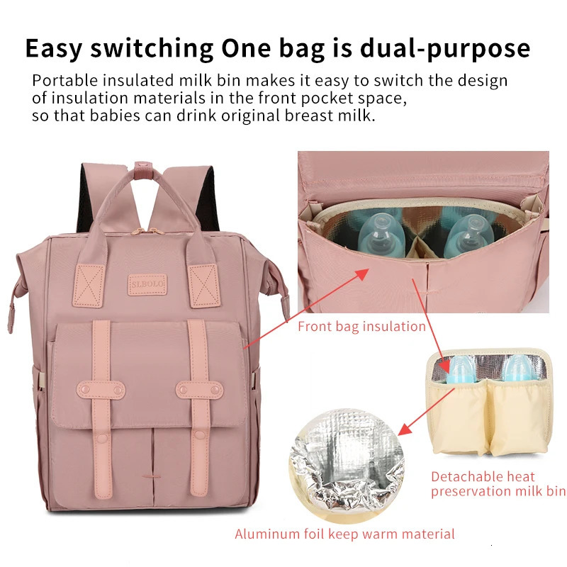 Baby bag out large capacity backpack stylish portable baby out of the mommy bag 250106