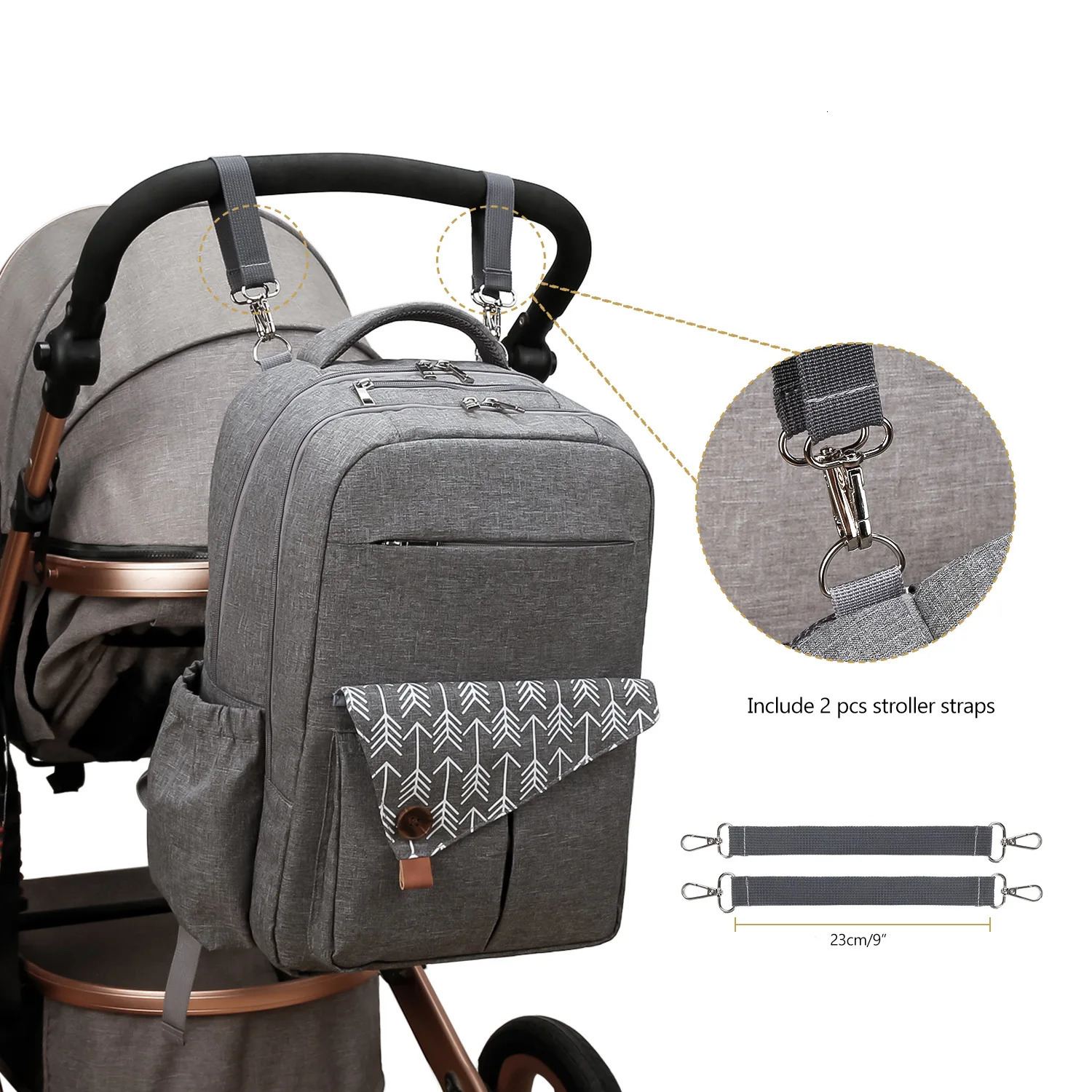 Diaper Bag BackpackBaby diaper bag multifunctional water-repellent travel backpack large diaper bag backpack 250106