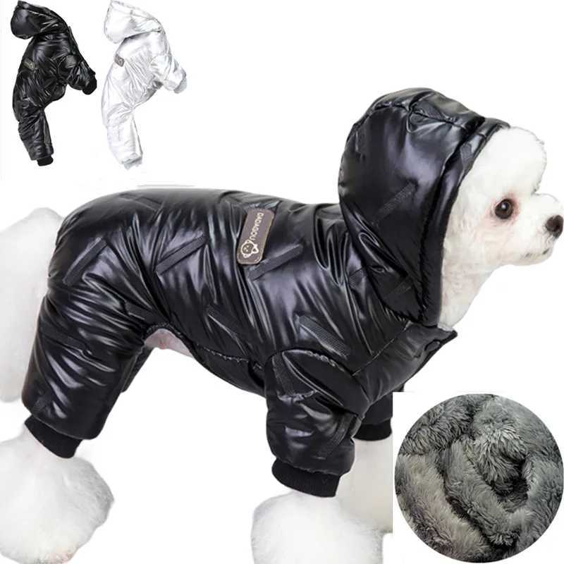 Winter Pet Dog Clothes Super Warm Jacket Thicken Cotton Coat Waterproof Pets Clothing For Small Dogs French Bulldog Puppy OutfitXJ250109