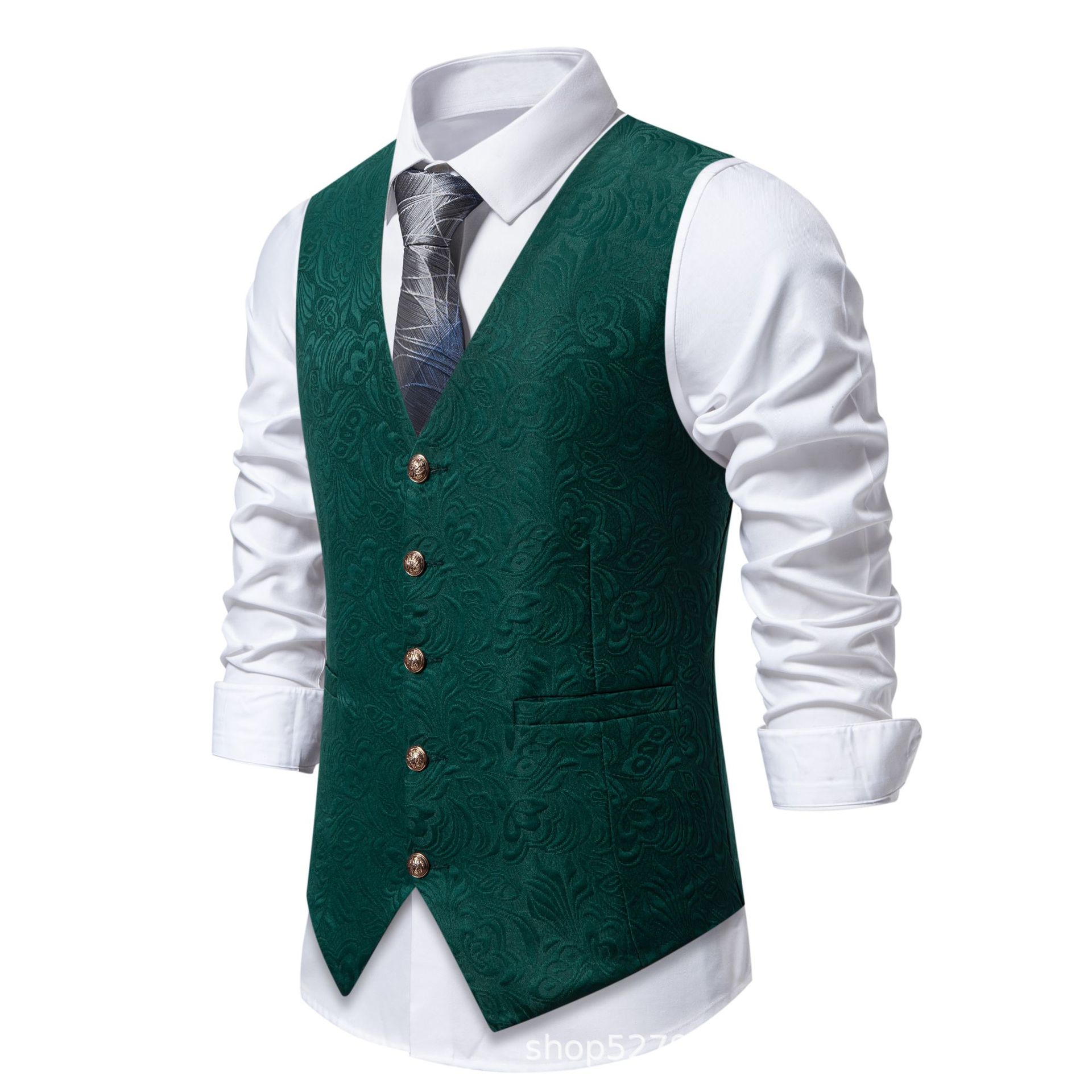 3720 Groom and Groomsmen Men's Casual Suit Combo - Complete Outfit for Weddings