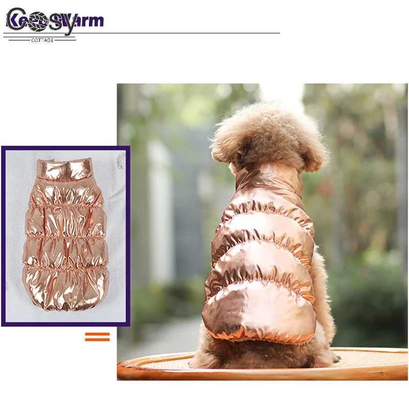 XS-3XL Pet Dog Down Jacket Winter Down Coat for Puppy Fleece Warm Inside Candy Color Pet Down Warm Coat Small Dog Down ClothesXJ250109