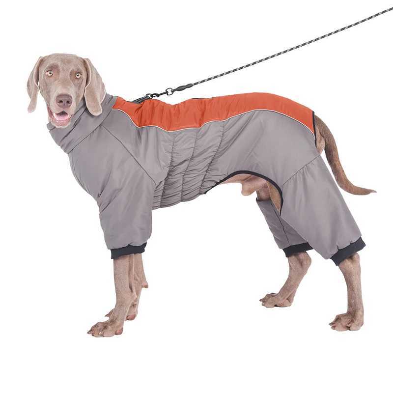 Waterproof Pet Dog Winter Jumpsuit Warm Medium Large Dogs Winter Jacket Clothes Labrador Bulldog Golden Retriever CostumesXJ250109