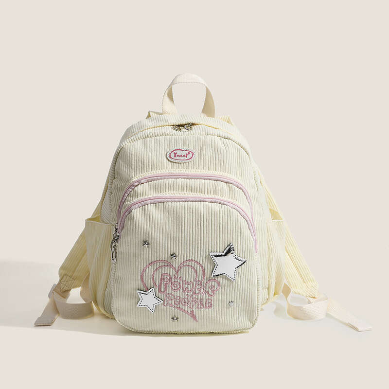 Small cute white for autumn winter, student commuting 2025 new model, small, fresh, casual and exquisite backpack