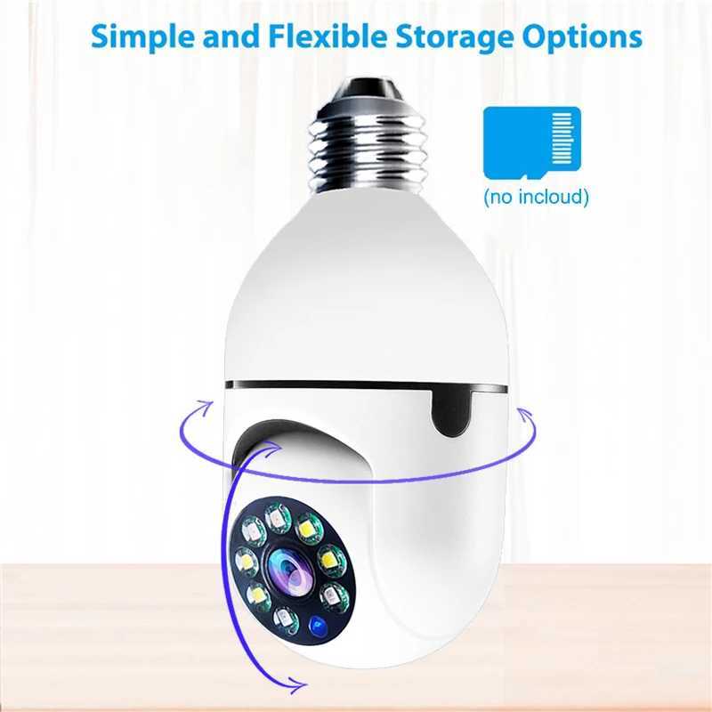 1080P HD E27 bulb monitoring camera anti-theft outdoor and indoor security monitor wireless WiFi camera night vision audio IP camera X250110