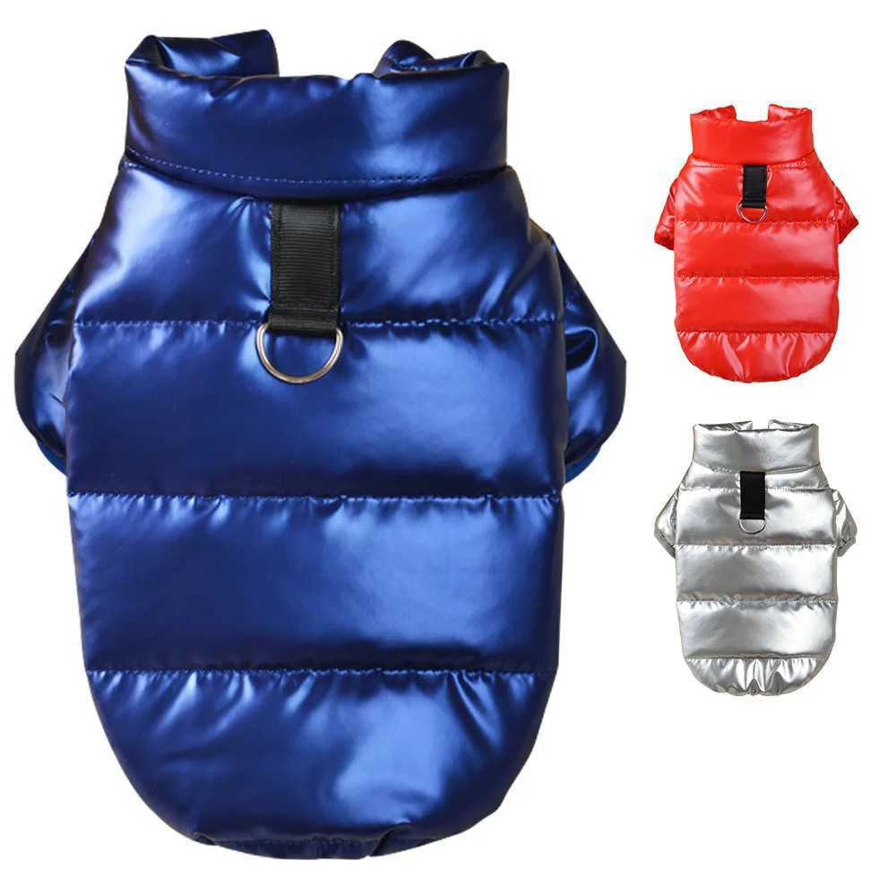 Winter Dog Costume Warm Clothes For Small Dogs Chihuahua Yorkie Coat ClothingThick PU Leather Dog Down Jacket Pet Outfits XS-XLXJ250109