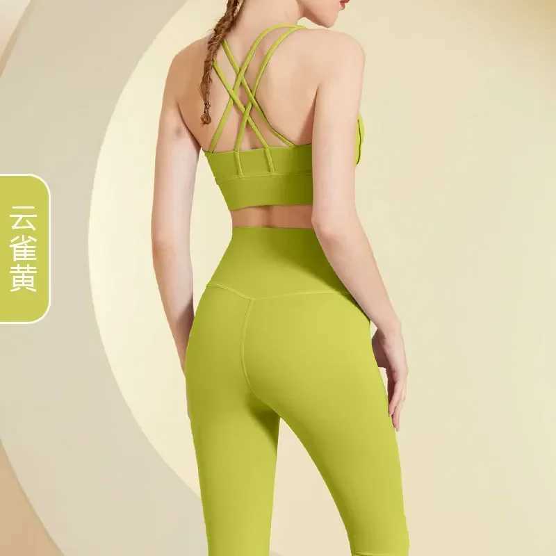 2Pcs Seamless Yoga Set Gym Fitness Clothing Women Suits Sports Bra Crop Top Workout Leggings Sportswear FemaleXJ250109