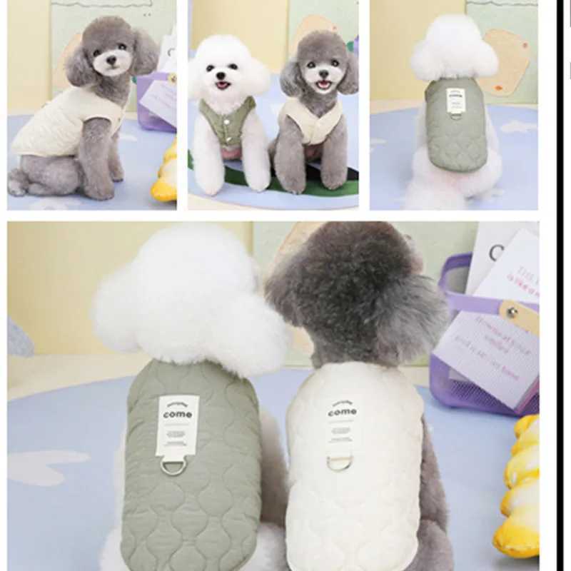 Winter Warm Dog Vest Coat Jacket With D-ring Buckle For Small Medium Dogs Puppy Vest Clothes Cotton Pet Jacket Dog CostumeXJ250109