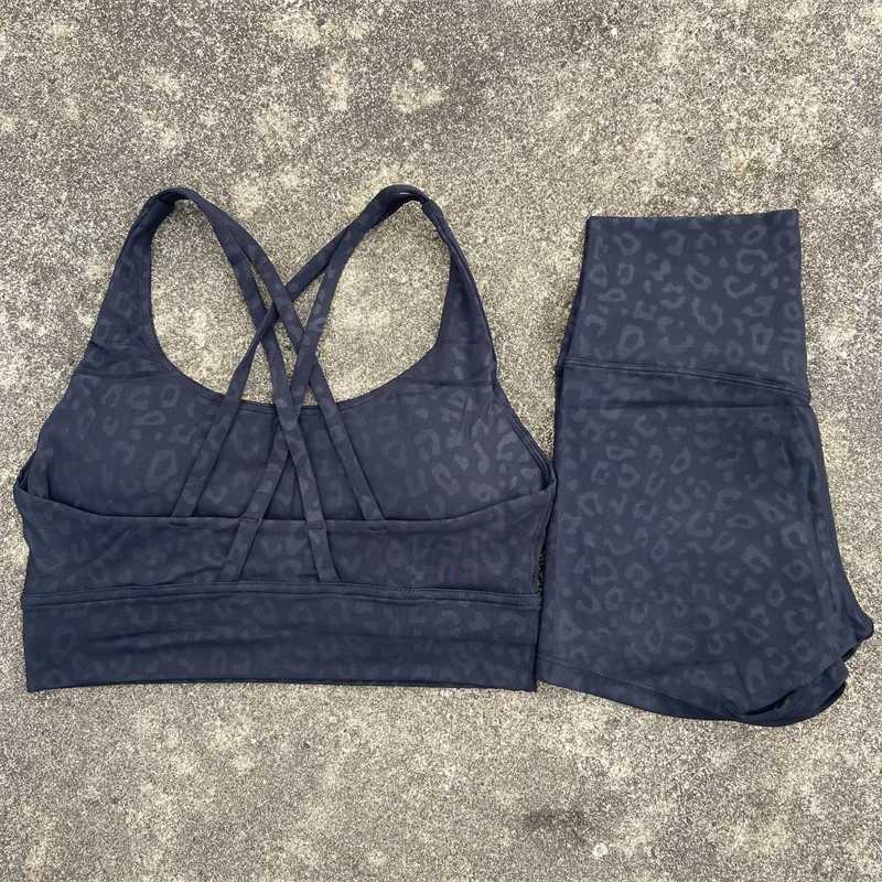 Yoga Shorts Set Gym Sports Set Women Workout Clothes 2 Piece Fitness Suit Cross Straps Bra High Waist Shorts Running TracksuitXJ250109