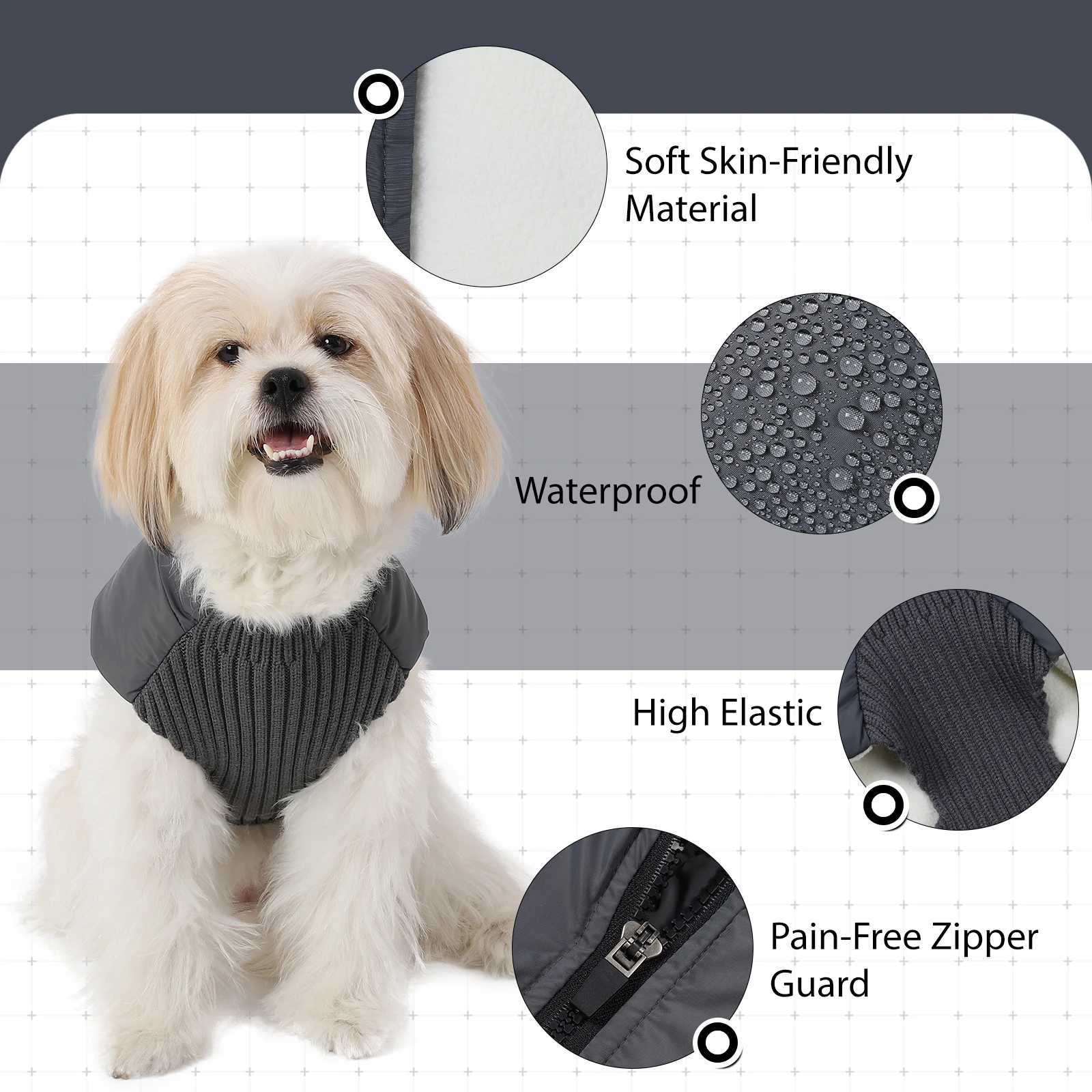 Dog Cold-weather Coat Winter Pet Dog Coat Pet Dog Jacket With Zipper For Small Large Dogs Cats WindproofXJ250109