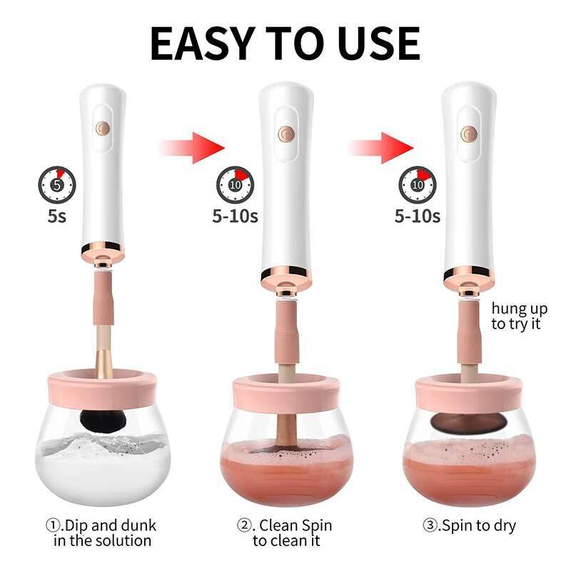 Charging Version Makeup and Washer Electric Scrubber Rapid Drying Instrument Awakening Glue hine Brush Cleaning Tool